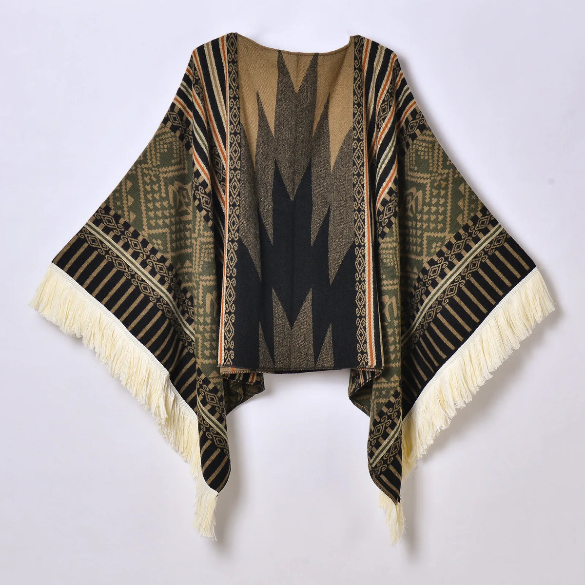 Poncho Traditionnel Femme