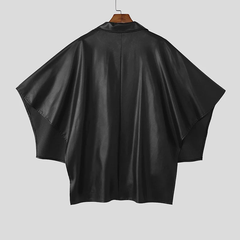 Men's poncho coat