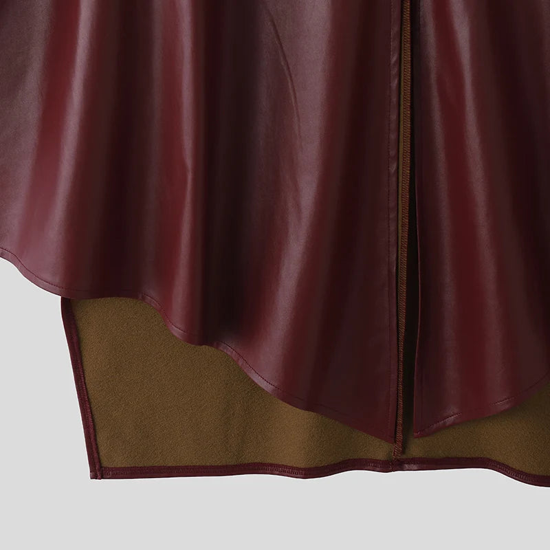 Men's poncho coat