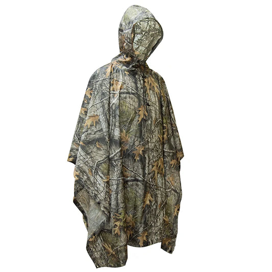 Poncho militaire camouflage PVC