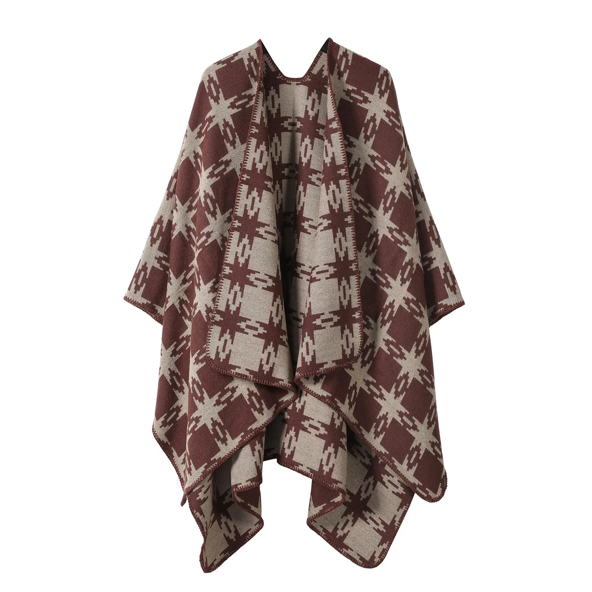Poncho Automne Femme Etoile