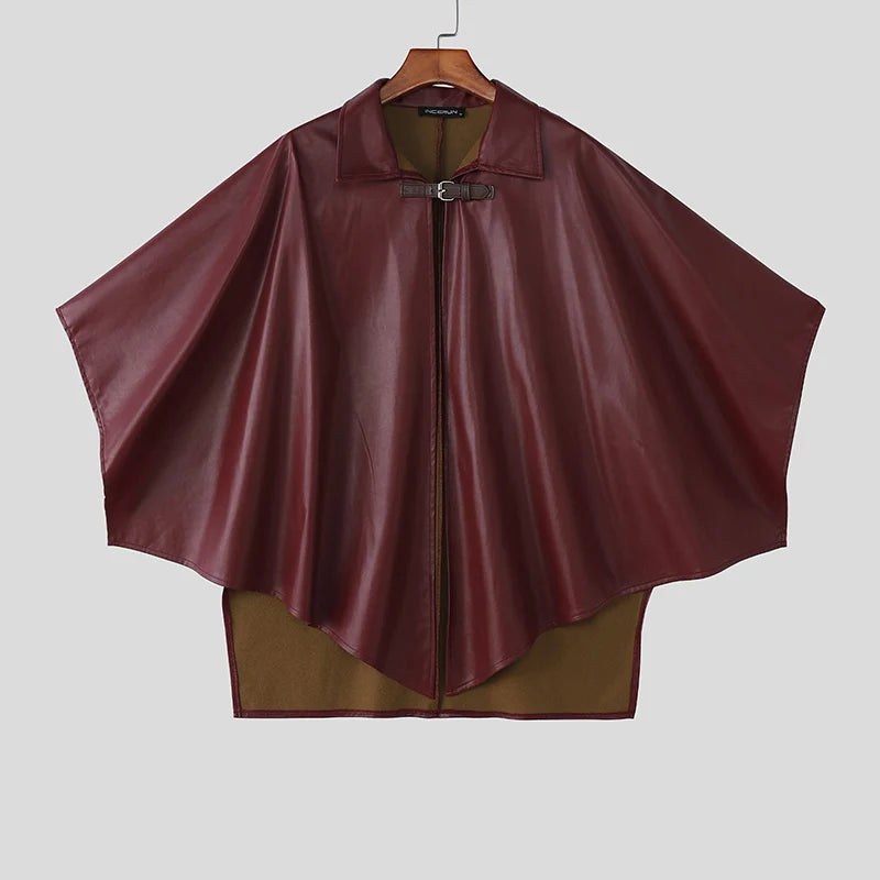 Men's poncho coat