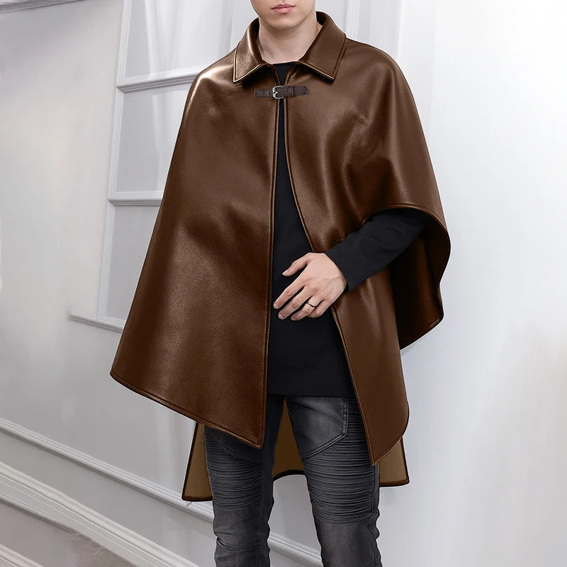 Men's poncho coat