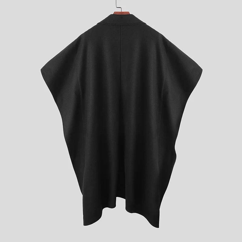 Poncho Cape Trench Homme