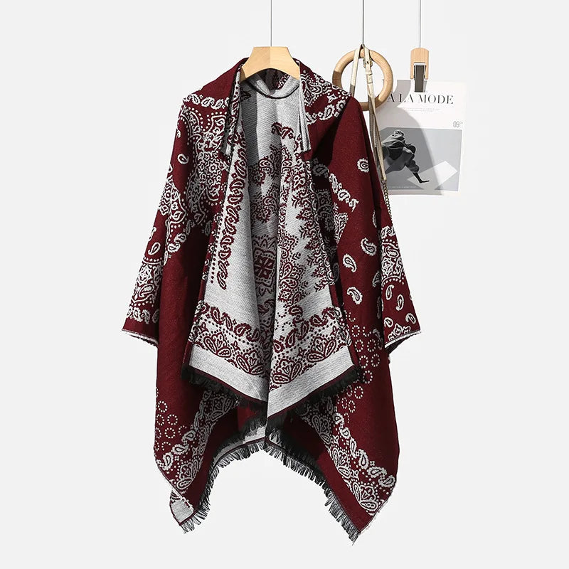 Men's Alpaca Poncho