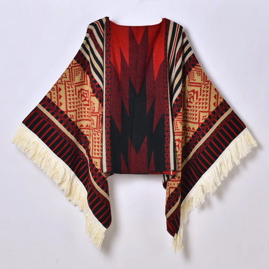 Poncho Traditionnel Femme