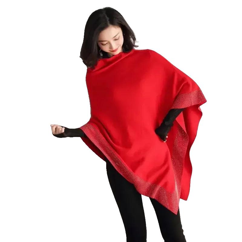 Poncho Chic Femme