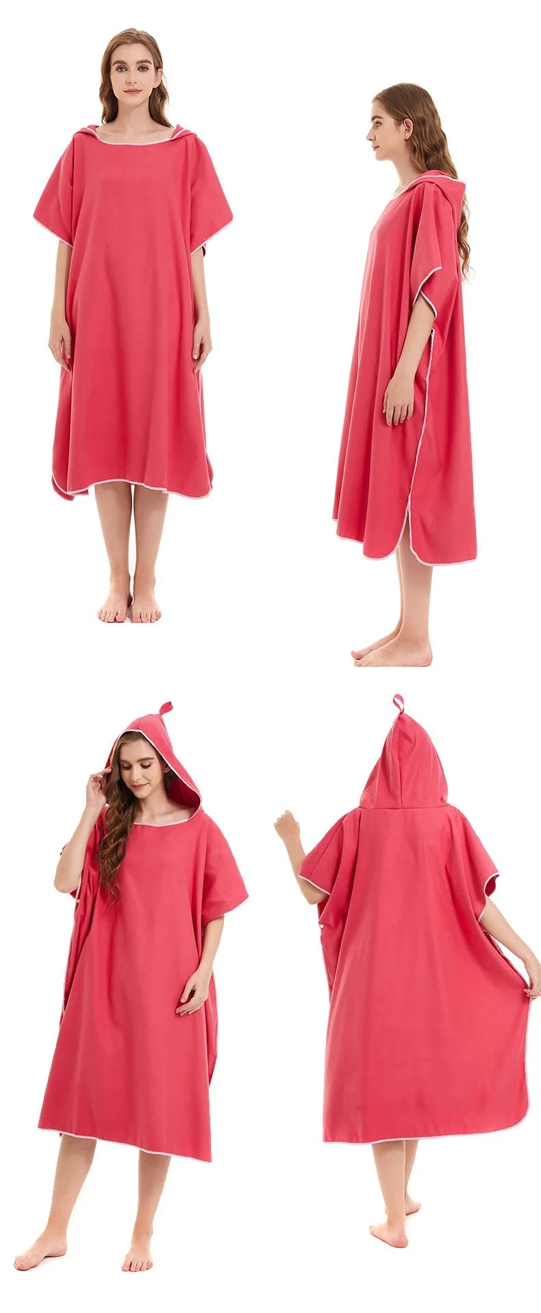 Poncho Plage Microfibre Femme