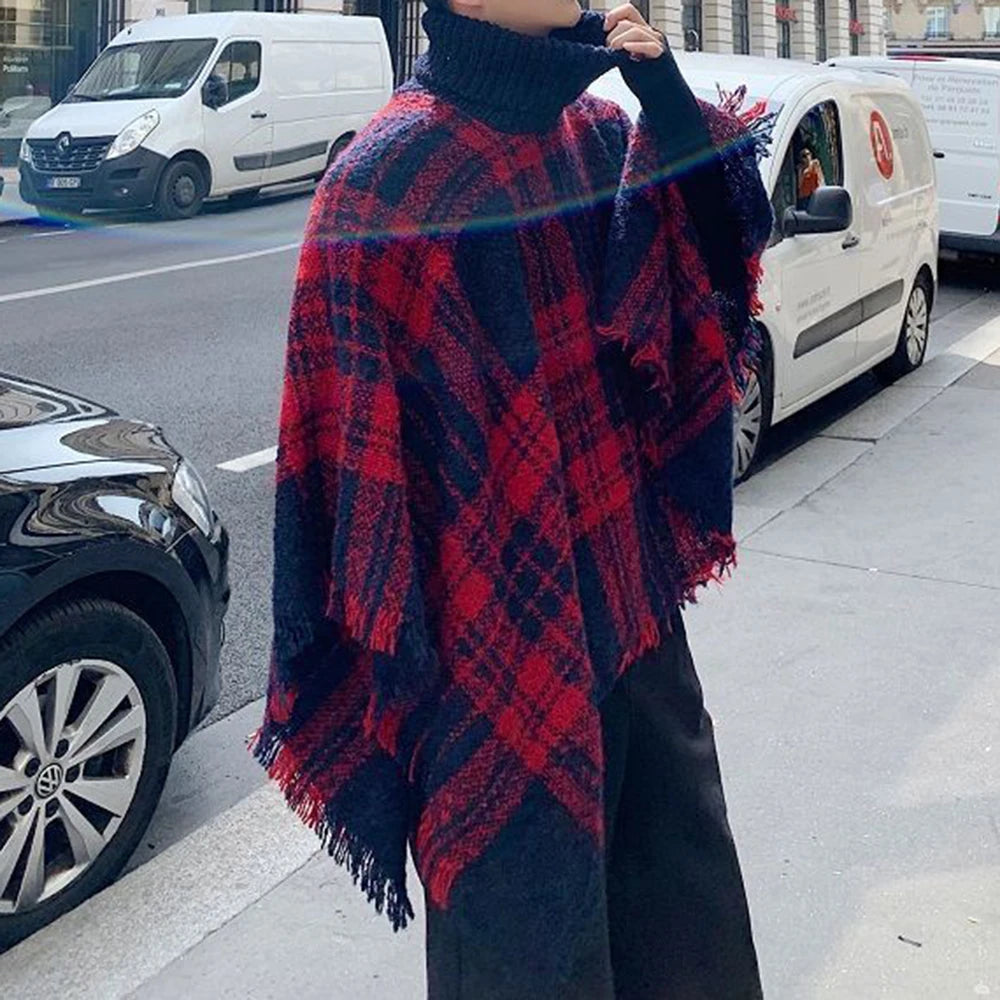 Poncho Coton Homme