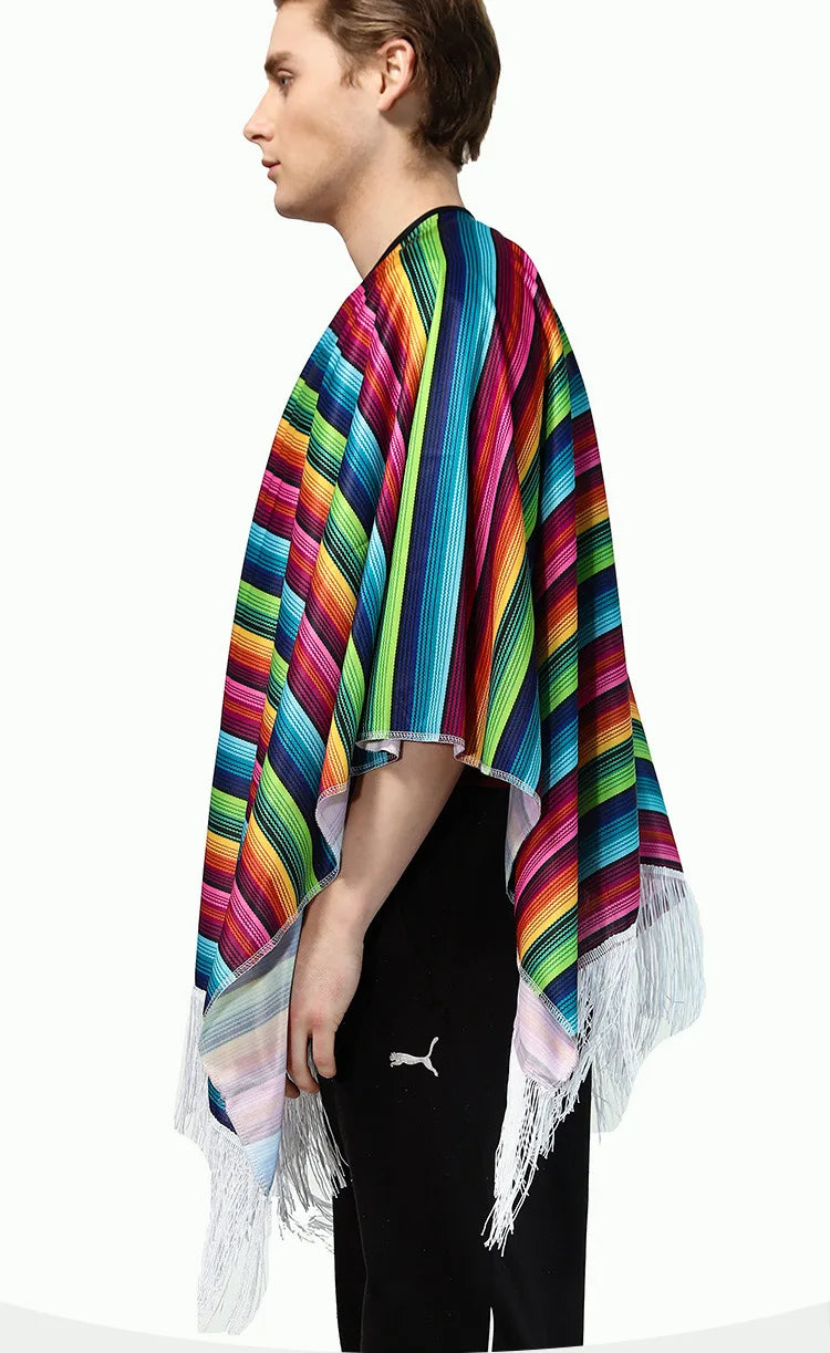 Poncho homme mexicain