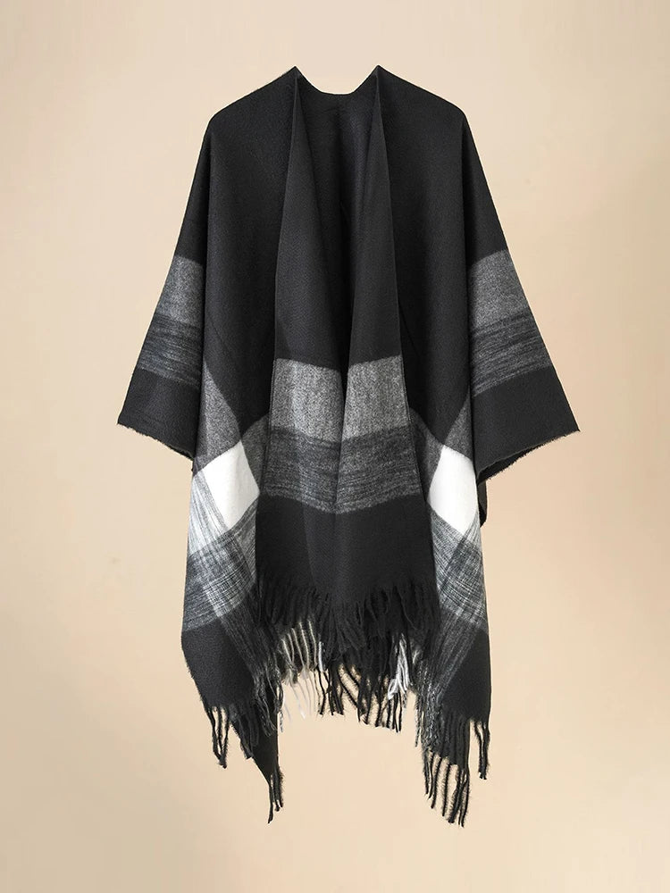 Poncho "Alpaga" Femme