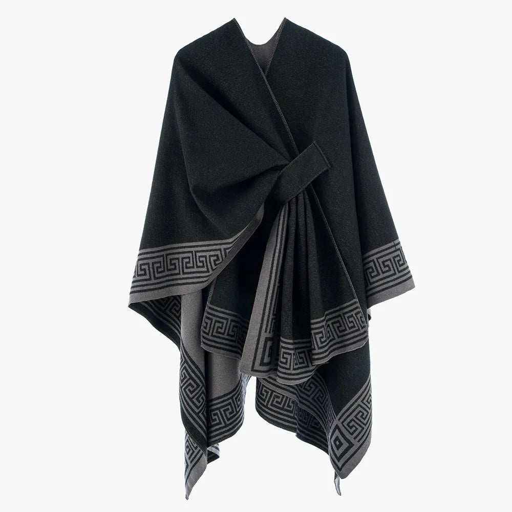Poncho Luxe Femme