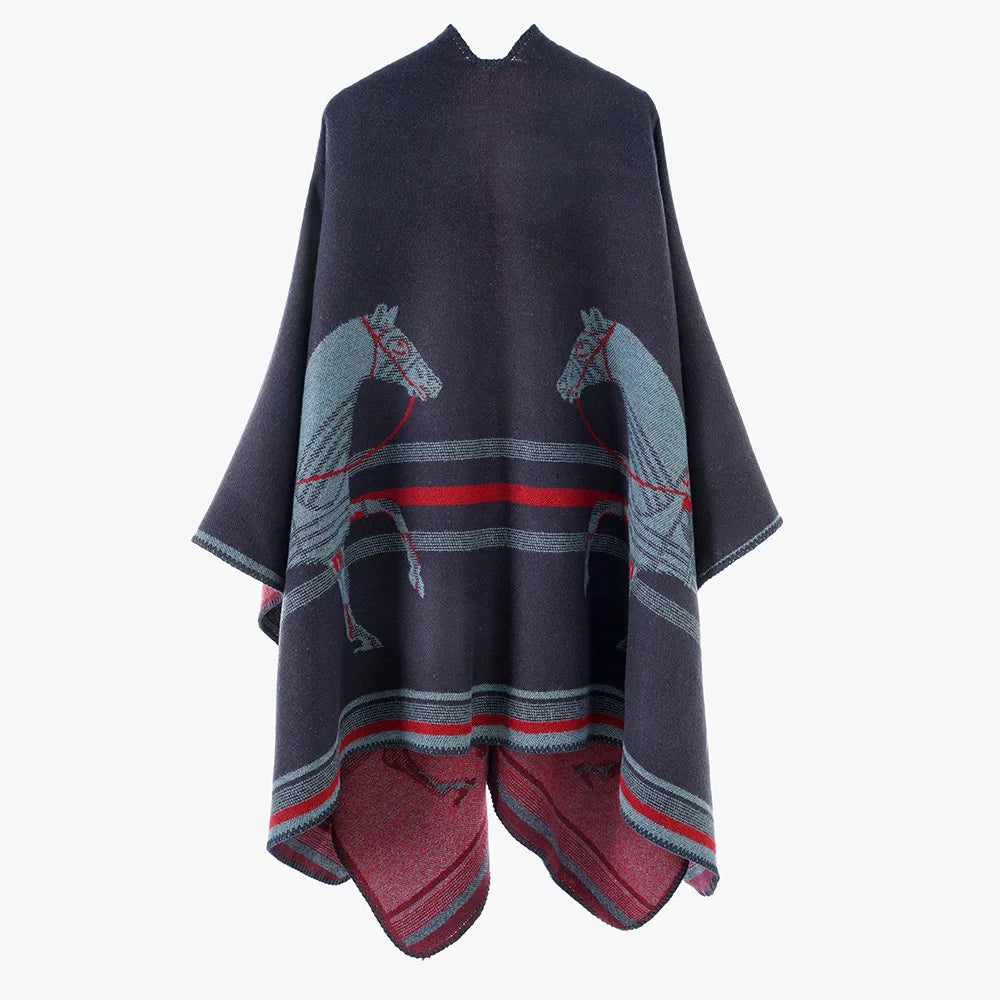 Poncho Traditionnel Cheval