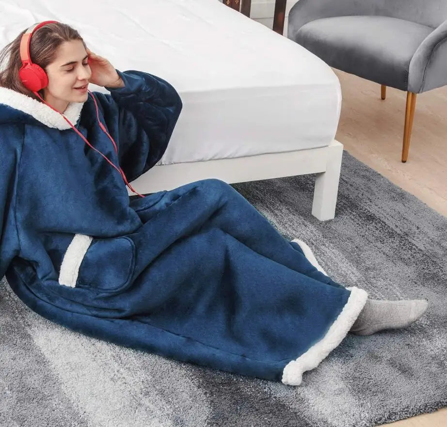 Poncho Polaire Nuit