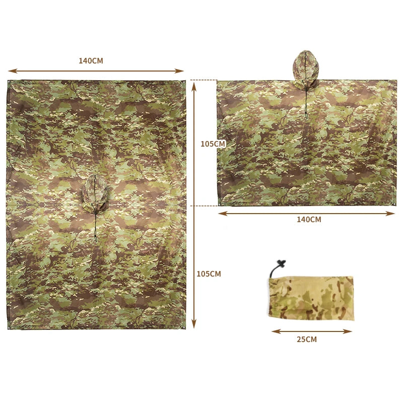 Poncho Tactique Militaire