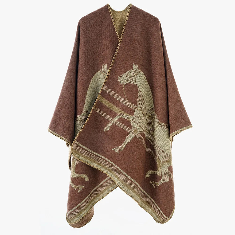 Poncho Traditionnel Cheval