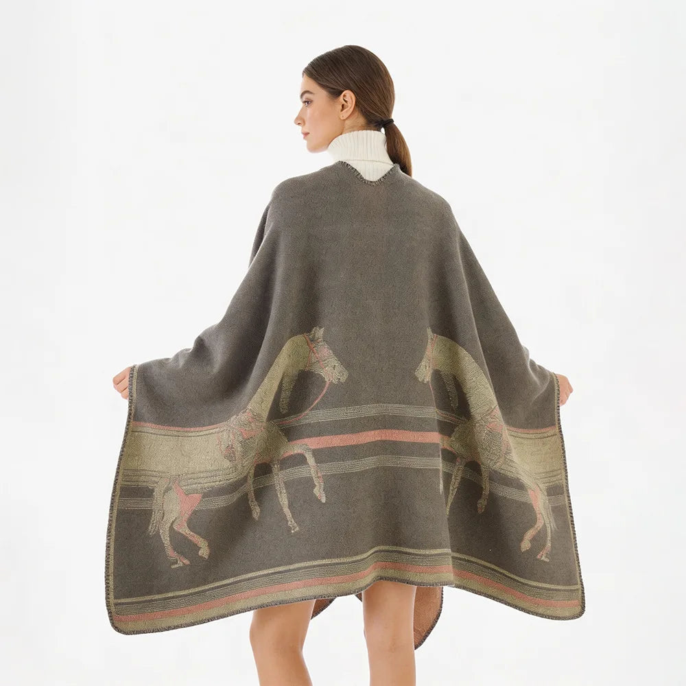 Poncho Traditionnel Cheval