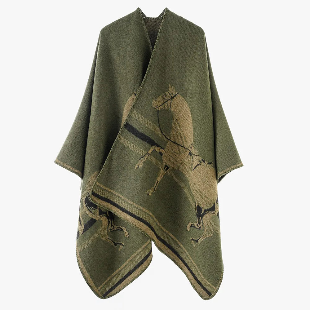 Poncho Traditionnel Cheval