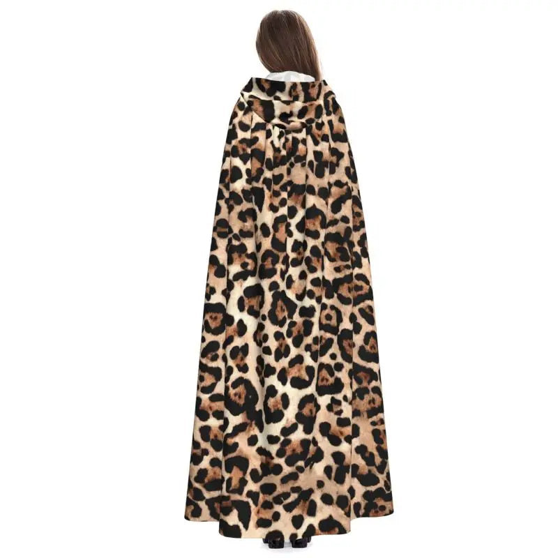 Poncho Léopard Femme
