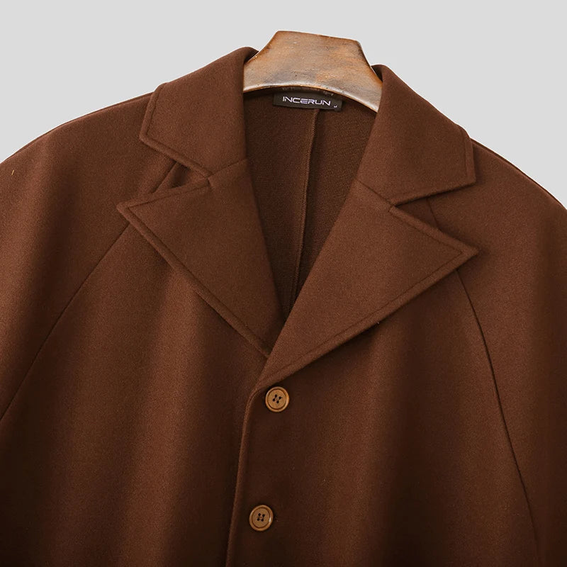 Poncho Cape Trench Homme