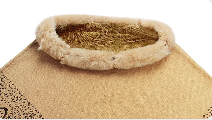 Poncho Fourrure Femme Bohème