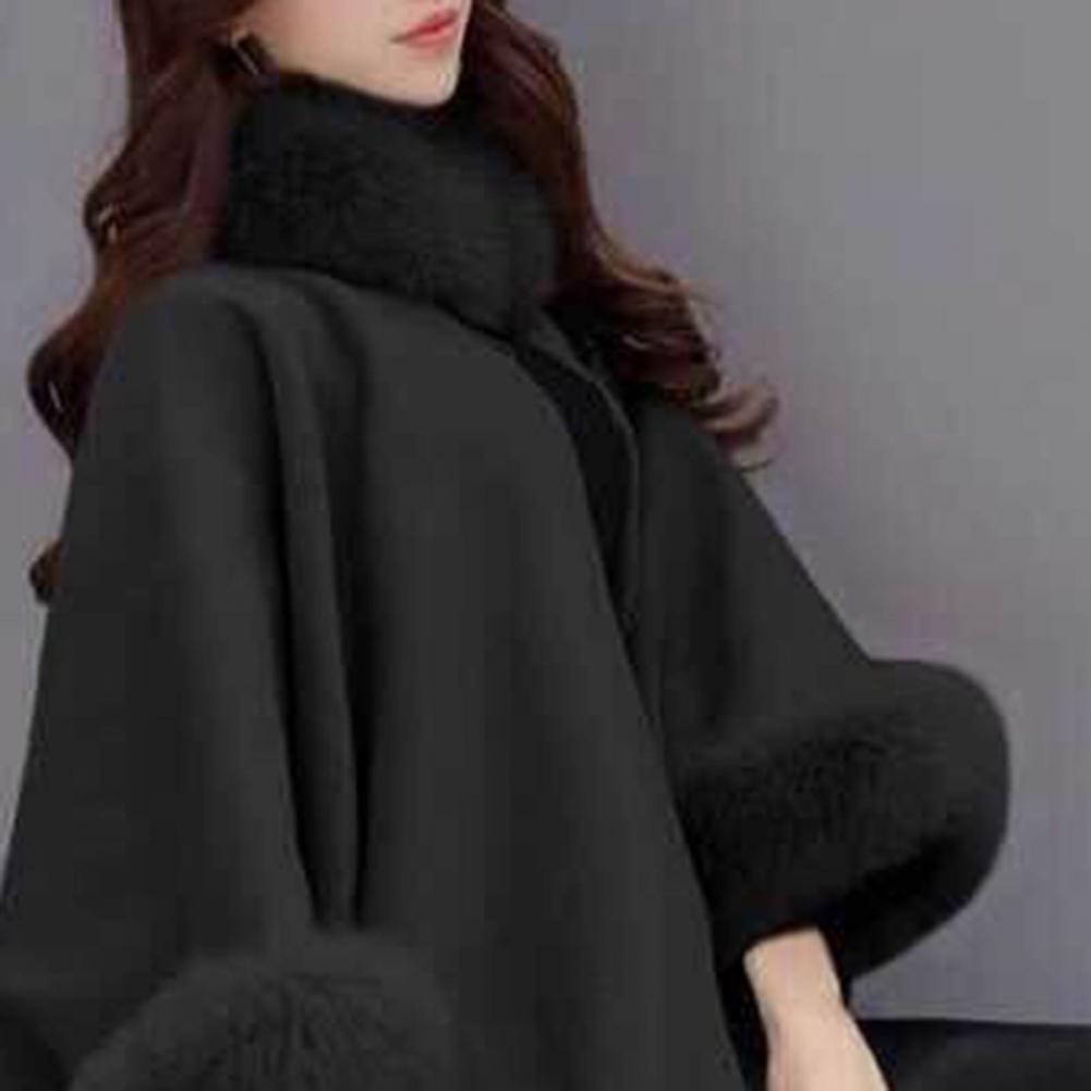 Poncho Fourrure Femme Automne