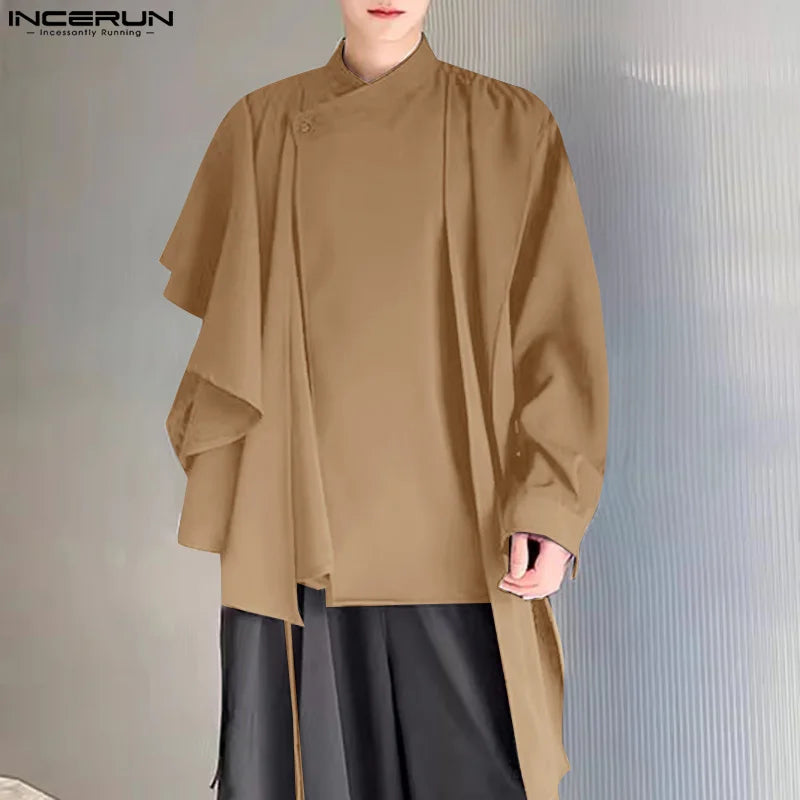 Poncho Homme Franges