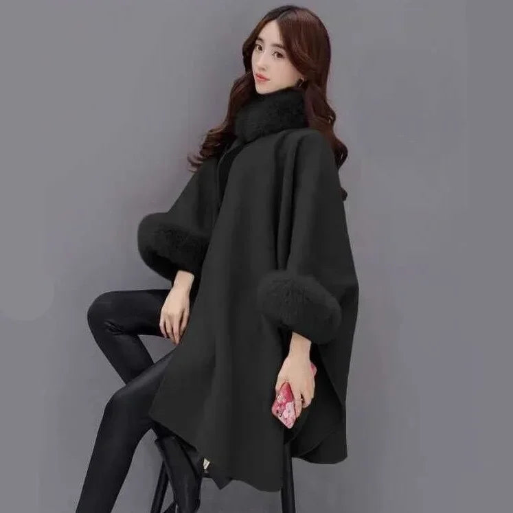 Poncho Manteau Femme