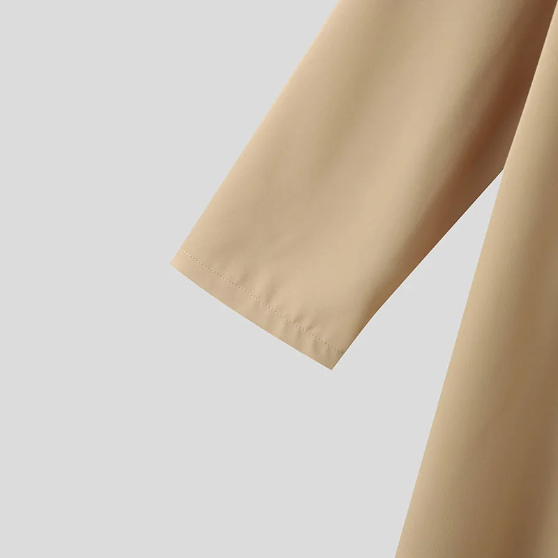 Poncho Trench Long Homme