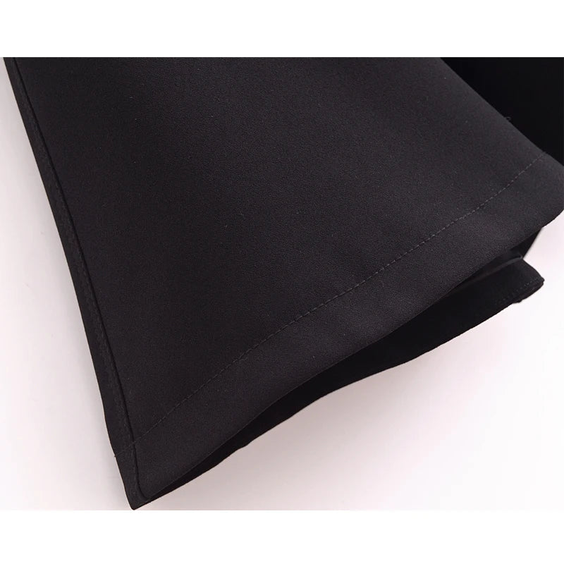 Poncho Noir Femme