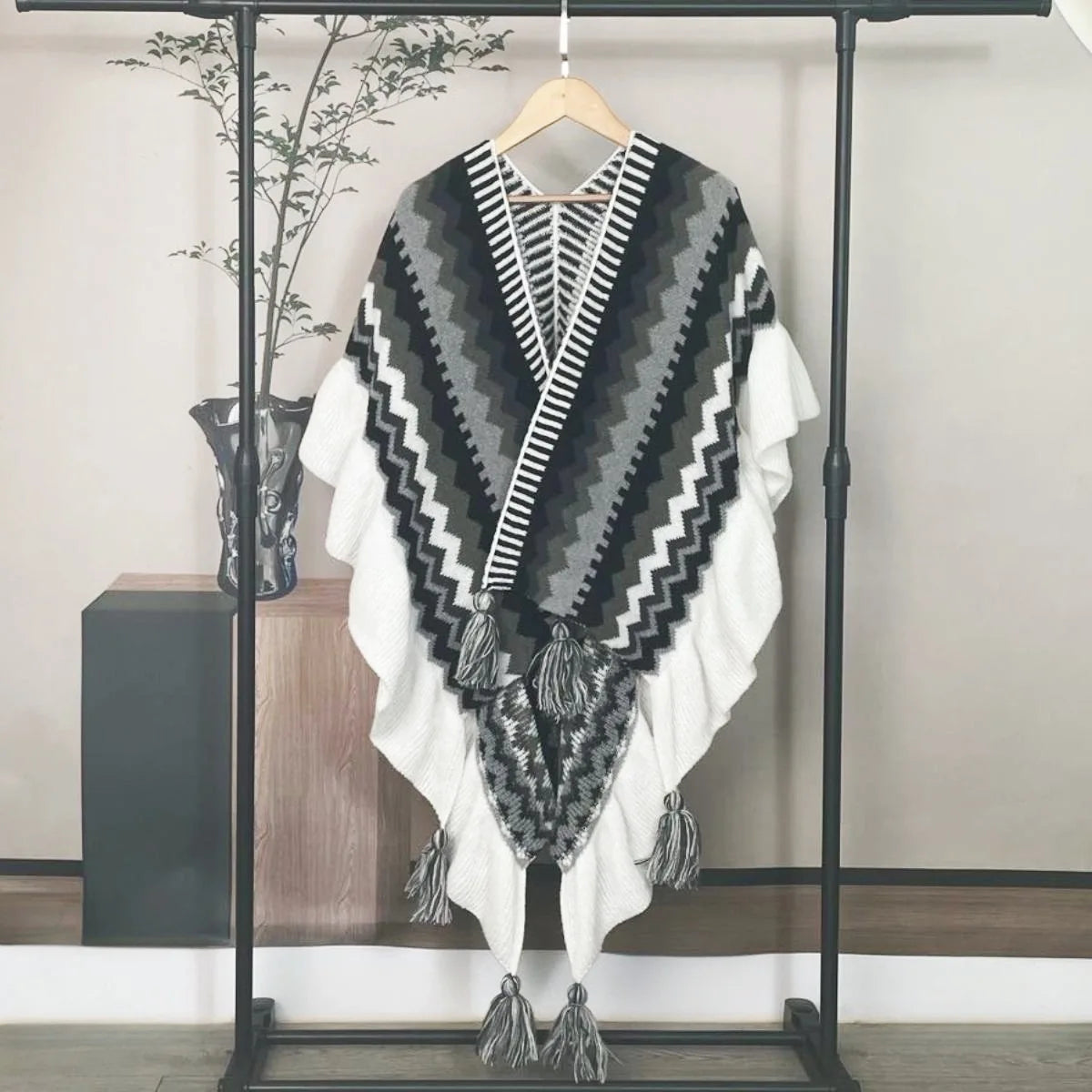 Poncho Femme Ethnique