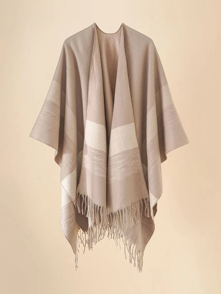 Poncho "Alpaga" Femme