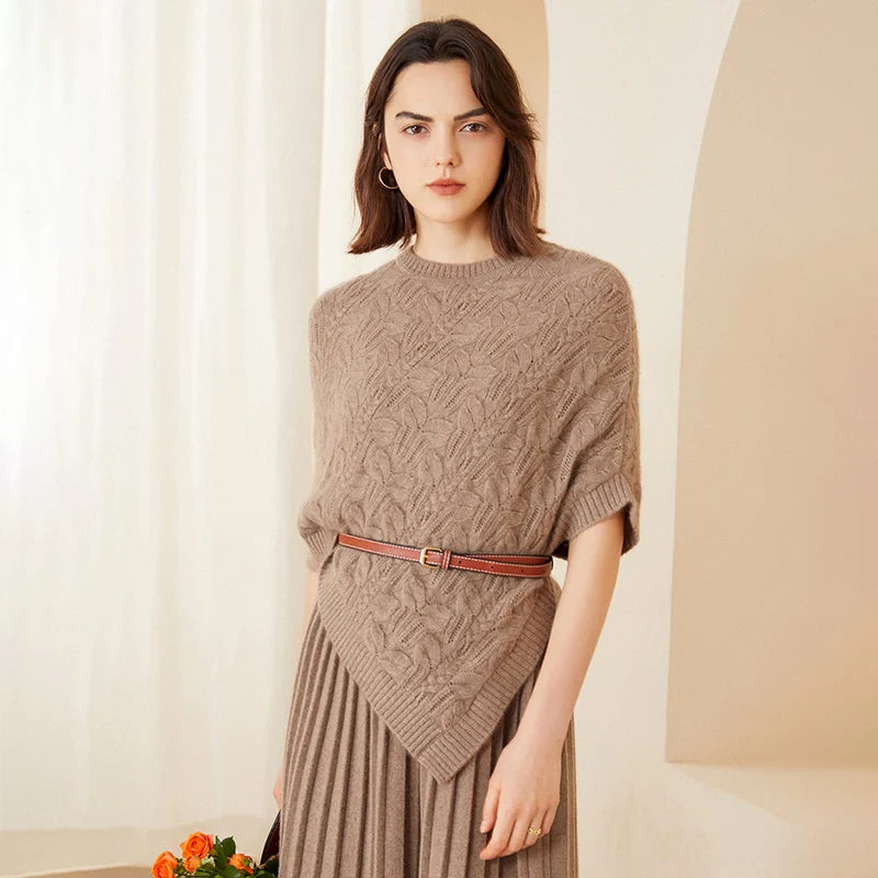 Poncho Cachemire Elegance