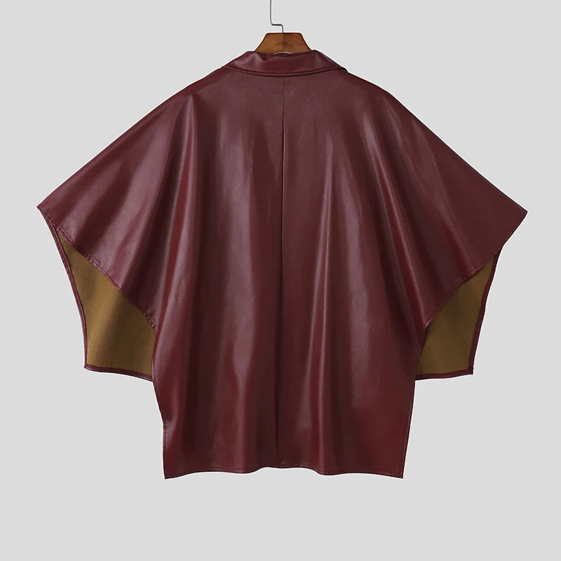 Men's poncho coat
