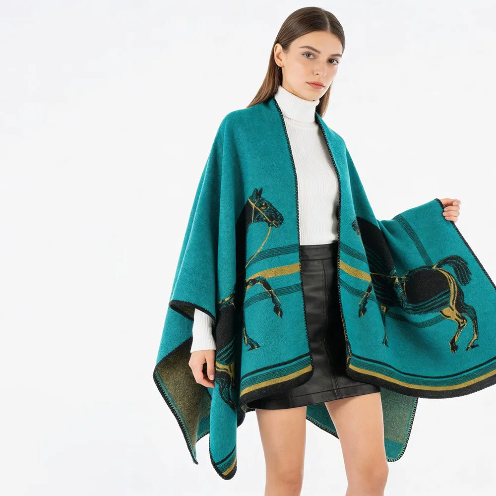 Poncho Traditionnel Cheval