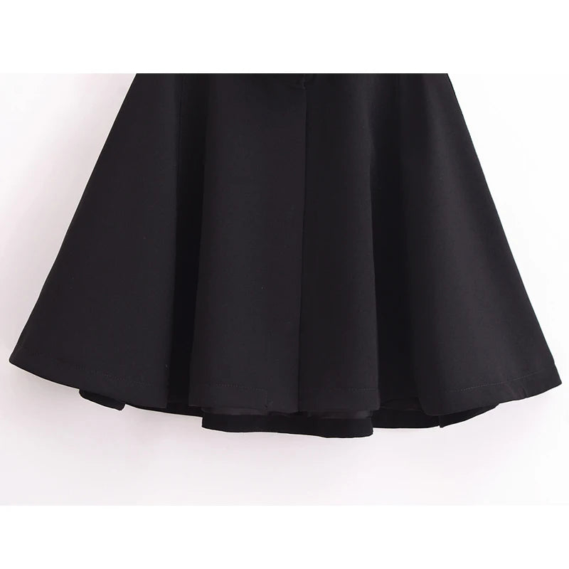 Poncho Noir Femme