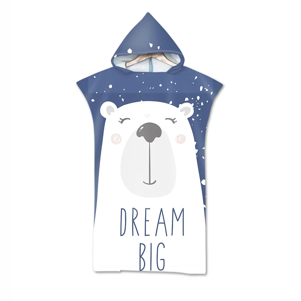 Poncho Bain Adulte Isma L'ourson