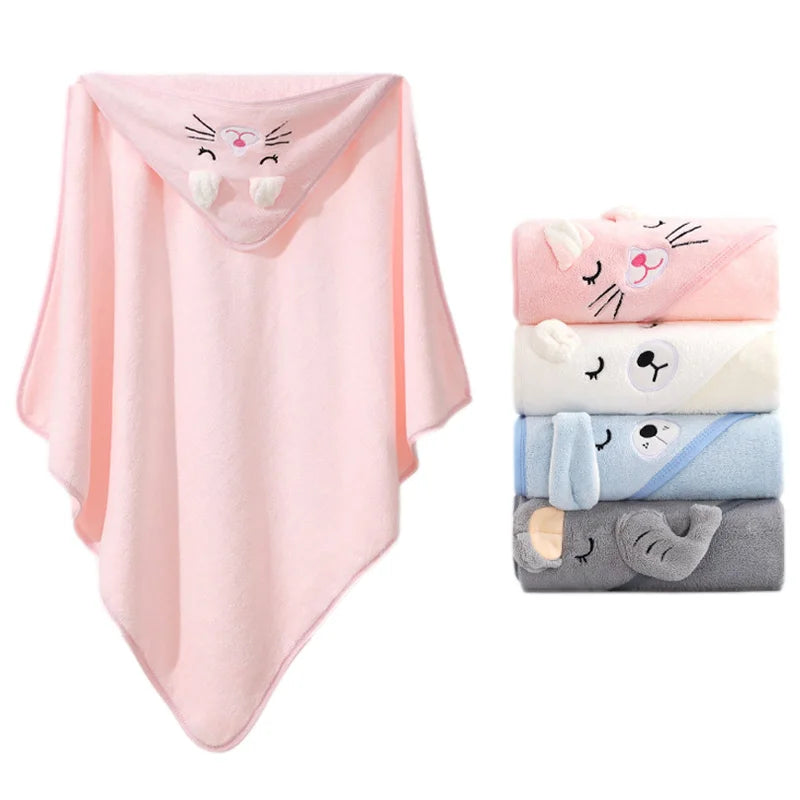 Poncho Serviette Bébé Animal