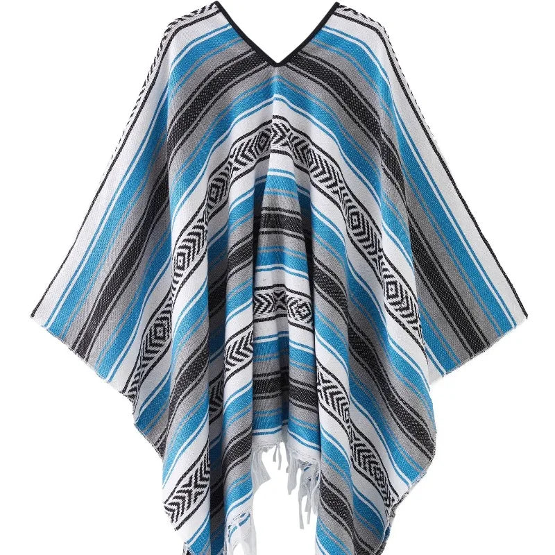Poncho Mexicain Classique