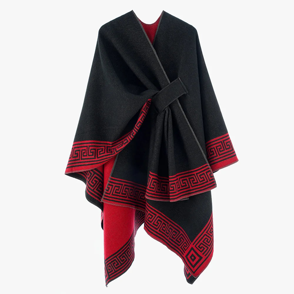 Poncho Luxe Femme