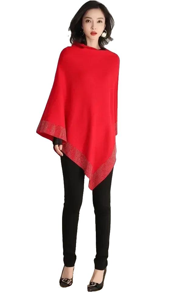 Poncho Chic Femme
